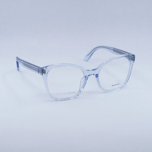🕶️ New Stella McCartney SC50002I 084 Eyeglasses - Transparent Blue Frame 53mm - Picture 1 of 10